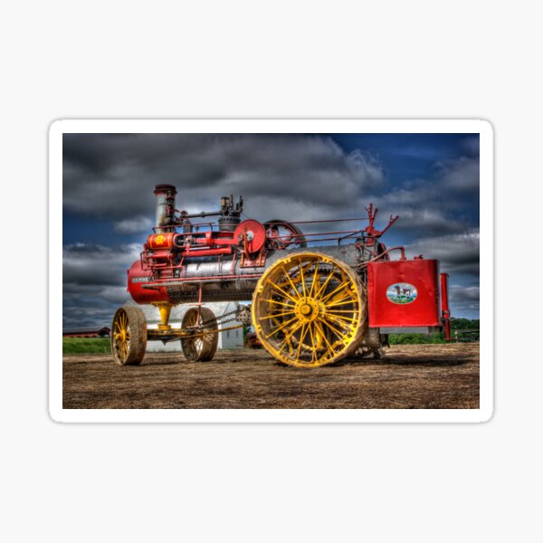 Artistic Russell Steam Traction Engine Sticker For Sale By Shellyg61