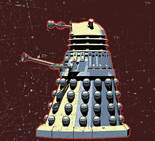 Vintage Look Doctor Who Dalek Graphic by VintageSpirit