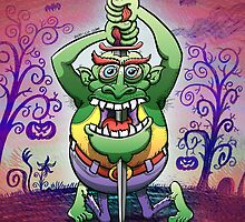 The Awkwardness of the Sword Swallower by Zoo-co