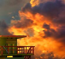 Miami Beach Sunset by DDMITR
