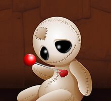 Voodoo Doll Cartoon in Love by BluedarkArt