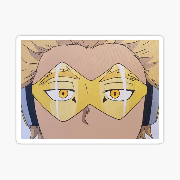 Bnha Hawks Painting Sticker For Sale By Peachypayton Redbubble