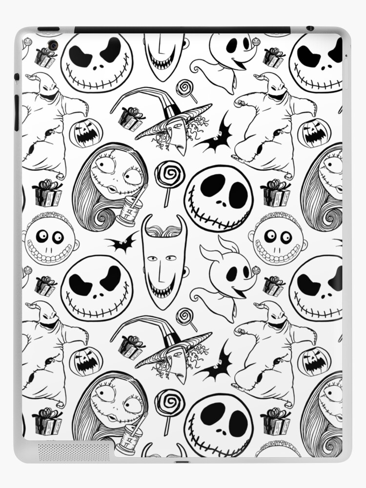 Nightmare Before Christmas Pattern IPad Case Skin For Sale By