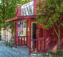 Little Red Bank, Wild West City by Jane Neill-Hancock
