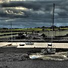 Alnmouth Estuary Yachts by Andrew Pounder