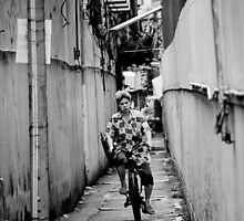 Bicycle Errands, Bangkok, Thailand by Norman Repacholi