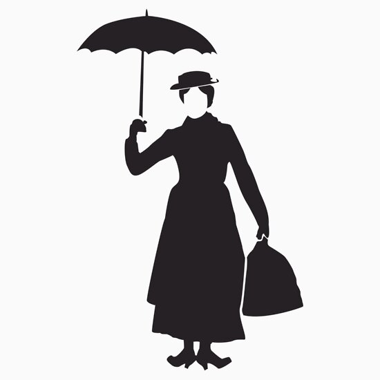 "Mary poppins" Stickers by the-minimalist | Redbubble