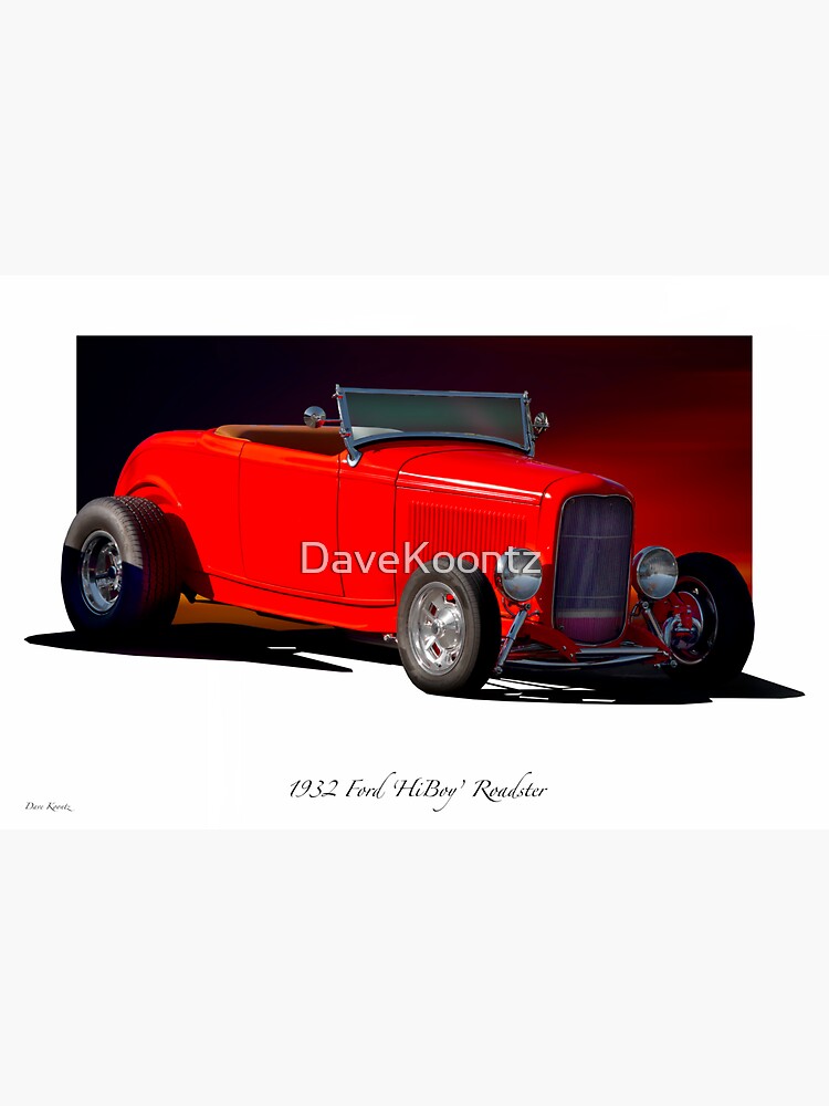 Ford Hiboy Roadster Sticker By Davekoontz Redbubble