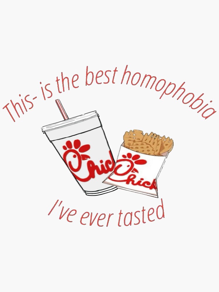 Chic Fil A But Make It Artsy Tiktok Quote Sticker For Sale By