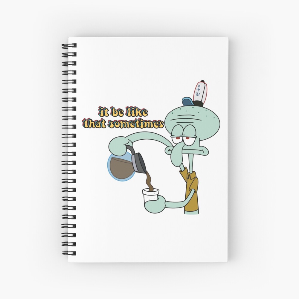 Cuaderno De Espiral Calamardo Meme De Bob Esponja Bob Esponja Memes