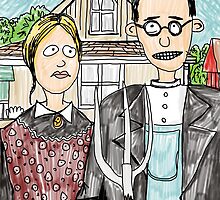 Refrigerator Door Series: American Gothic by ZugArt