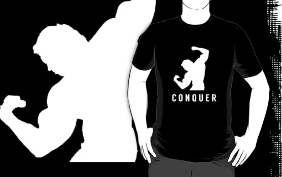 arnold schwarzenegger conquer shirt