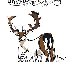 christmas deer by StudioRenate