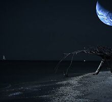 On The Beach - Earthlight by AlienVisitor