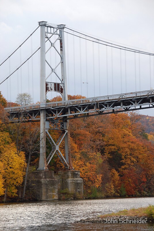 "Kingston Port Ewen Suspension Bridge (NY, USA)" by John Schneider