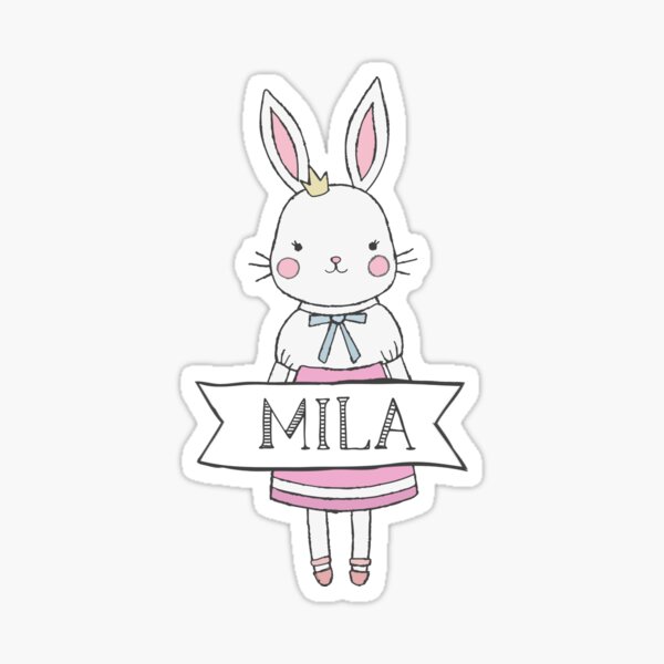 Mila Sticker For Sale By A Personalised Redbubble