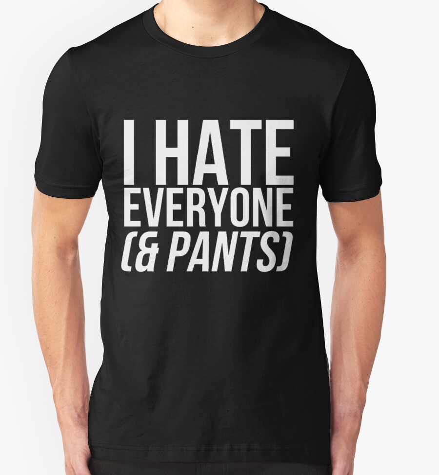 thanks i hate it shirt