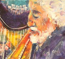 The Harpist by christine purtle