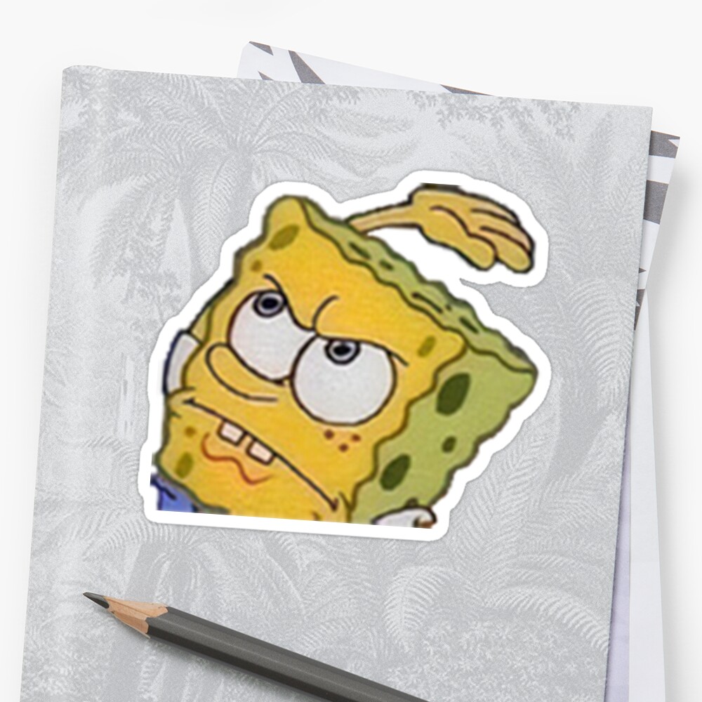 Spongebob Squarepants Sticker By Leila Redbubble