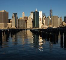 Manhattan Waking Up by Georgia Mizuleva
