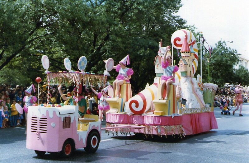 "No.2, Candy Cane float 1980's Adelaide Christmas Pageant" by Heather