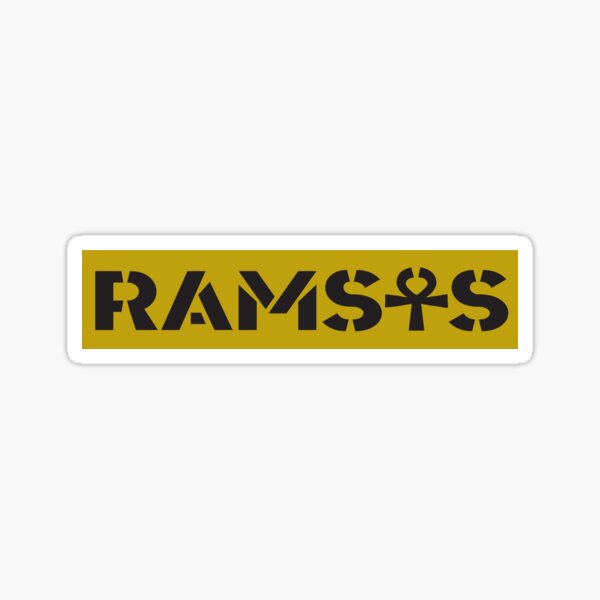 Ramses Logo Sticker For Sale By Emhoteb Redbubble