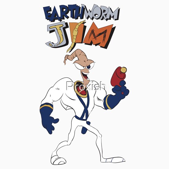 earthworm jim shirt