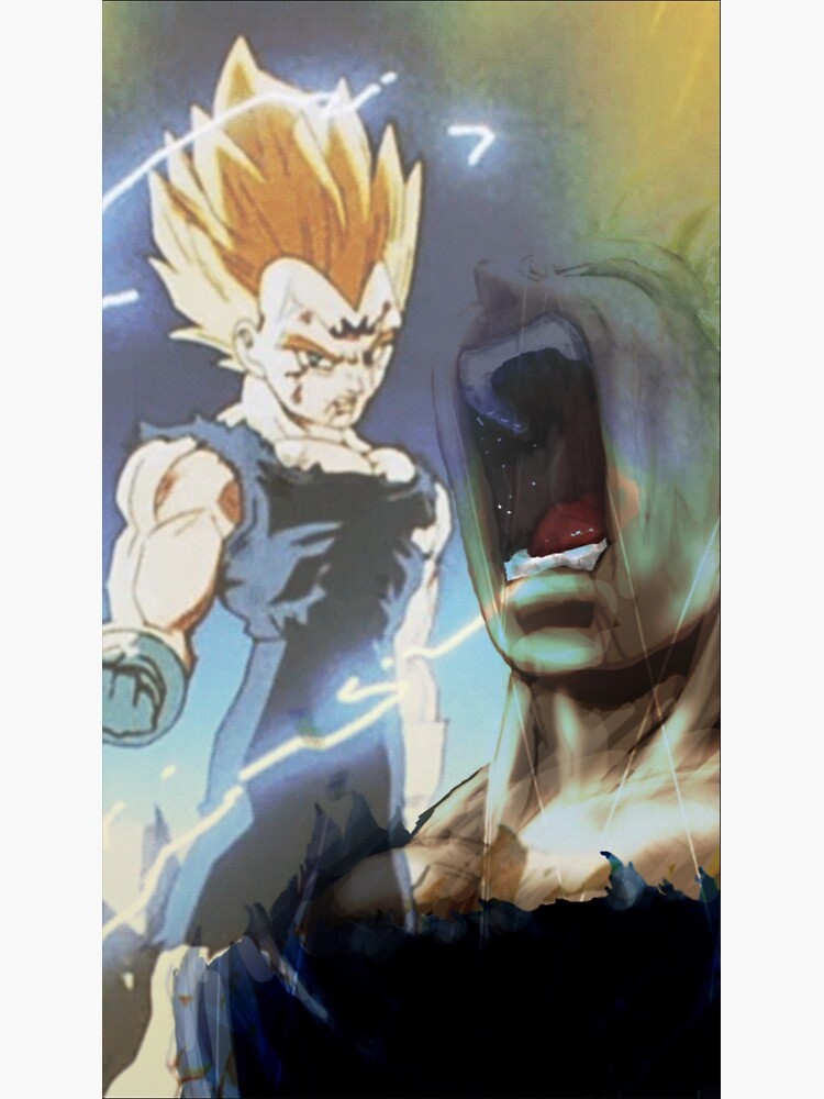 Majin Vegeta Sticker For Sale By Alee St Redbubble