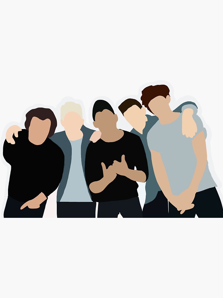 One Direction Sticker Sticker For Sale By Heavenlythrills Redbubble