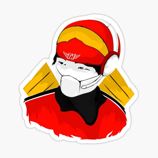 Skt T Zed Faker Sticker For Sale By Flashign Redbubble