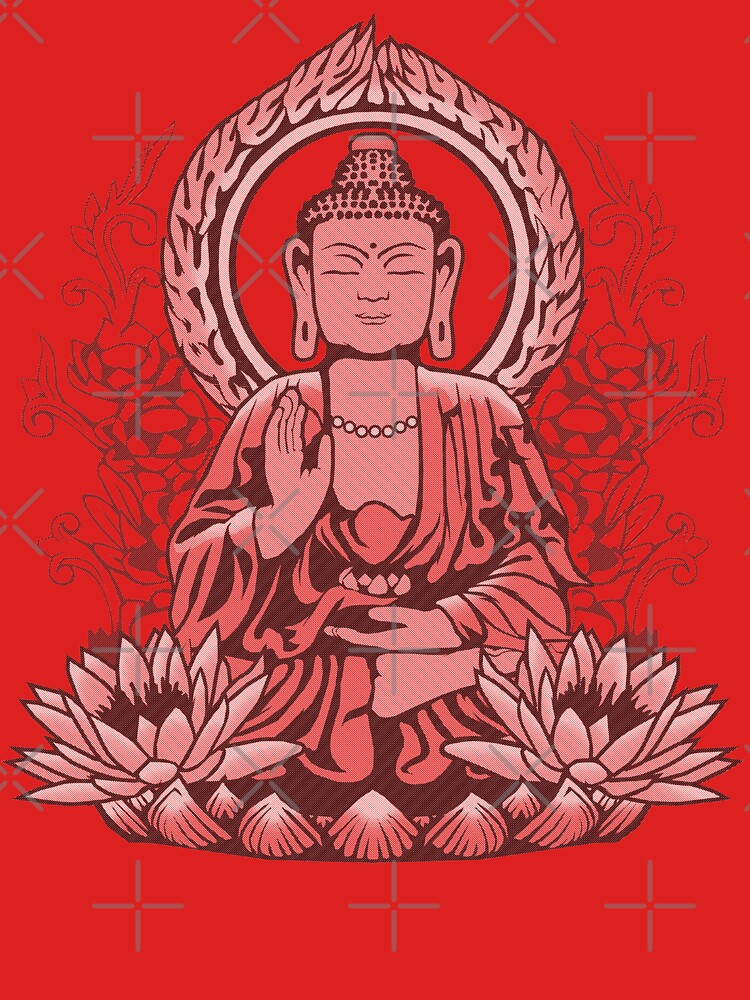 Siddartha Buddha Halftone T Shirt For Sale By Grizzlygaz Redbubble