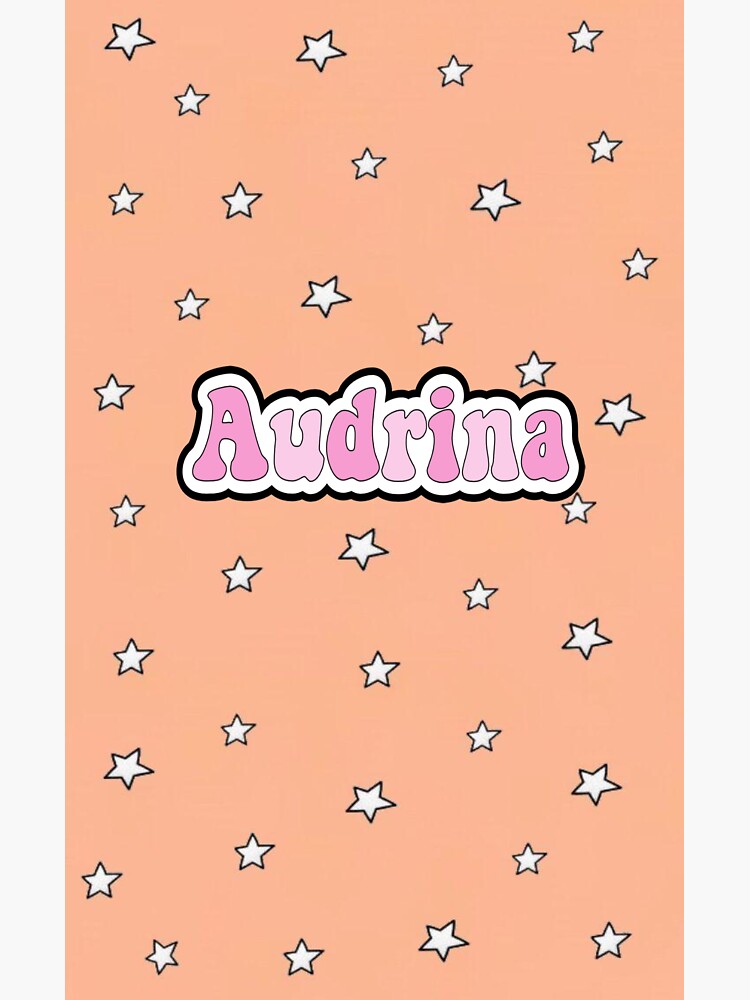 Audrina Custom Sticker By Emilyshieldss Redbubble