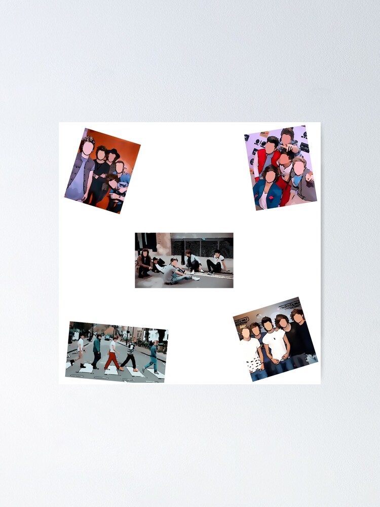 Animated One Direction Sticker Pack Poster For Sale By Mariadadawalla