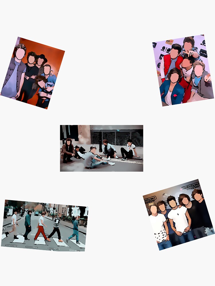 Animated One Direction Sticker Pack Sticker For Sale By