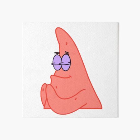 Patrick Star Praying Meme Art Board Print For Sale By AMemeStore