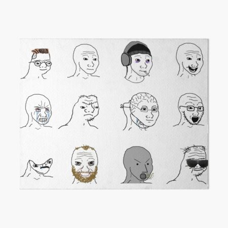 Wojak Oomer Memes Art Board Print For Sale By ImpulSee Redbubble