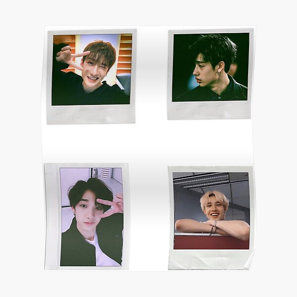 Bangchan Polaroids Poster For Sale By Marisaurban Redbubble