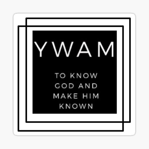 Ywam Sticker Sticker For Sale By Mackenziegry Redbubble