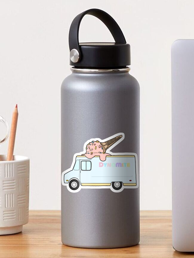 Bts Dynamite Ice Cream Truck Sticker For Sale By Toekyo Redbubble