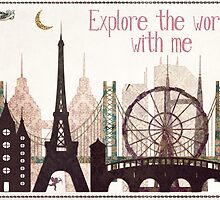 explore the world with me by Sybille Sterk
