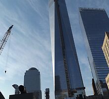 The New World Trade Center Begins to Near Completion, Lower Manhattan, New York City by lenspiro