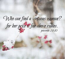 Proverbs Above Rubies by Kimberose