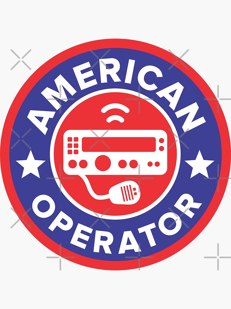 American Amateur Radio Operator Sticker For Sale By Radionetwork