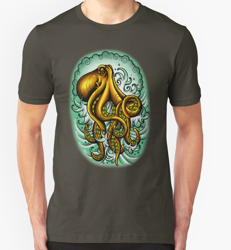 gentle giant octopus shirt