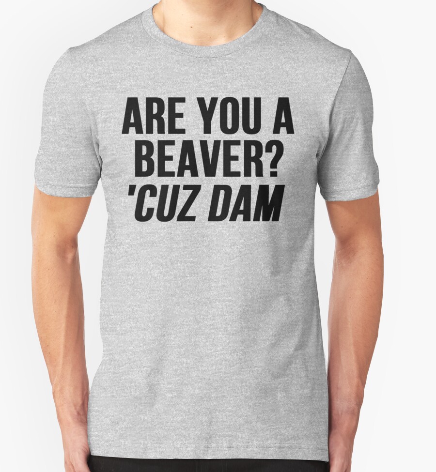 are-you-a-beaver-cuz-dam-t-shirts-hoodies-by-mralan-redbubble