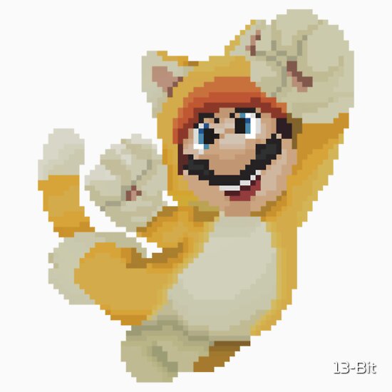 super mario 3d world cat mario statue