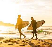 Morning Surfers by manuelc