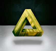 Penrose Triangle Green by YoPedro