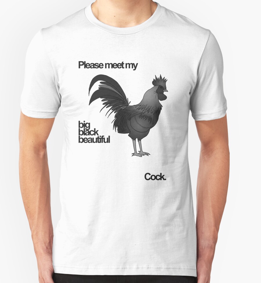 black cock t shirts