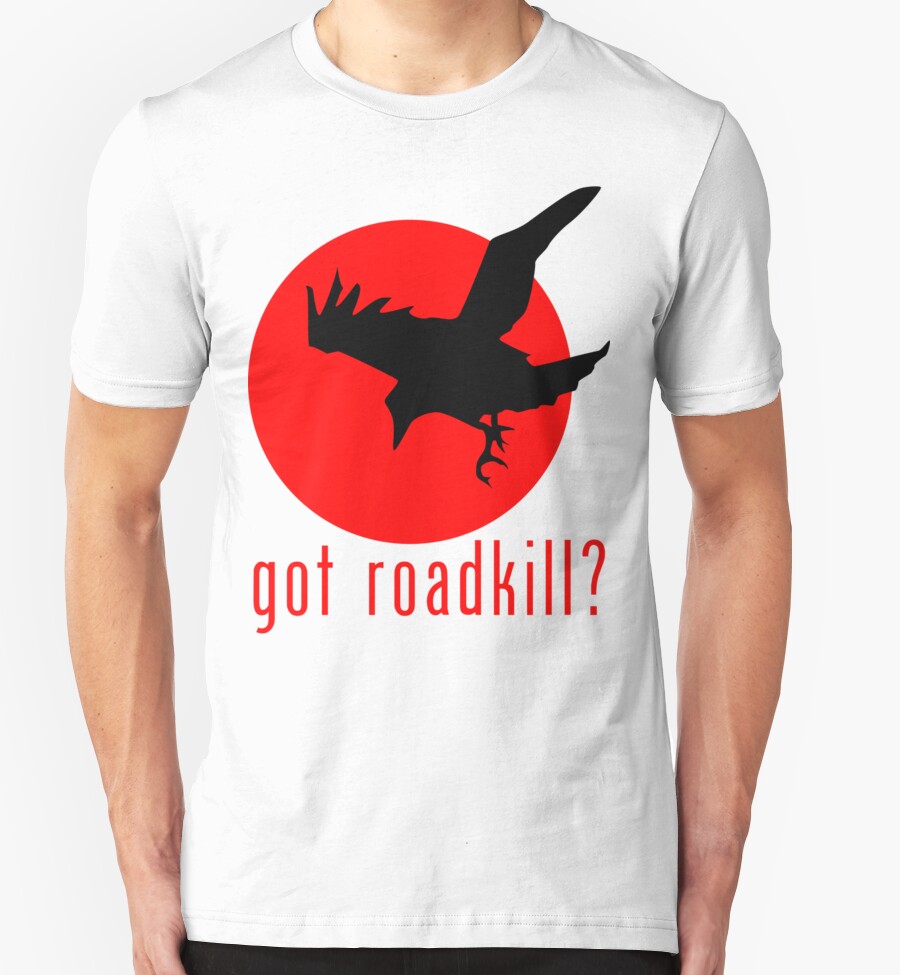 roadkill stubby bob t shirt